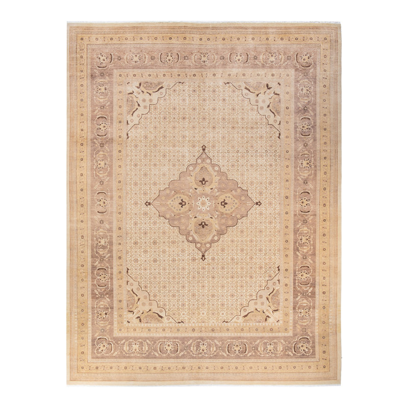 Classic One-of-a-Kind 9' 3" X 12' 2" Hand Knotted Area Rug