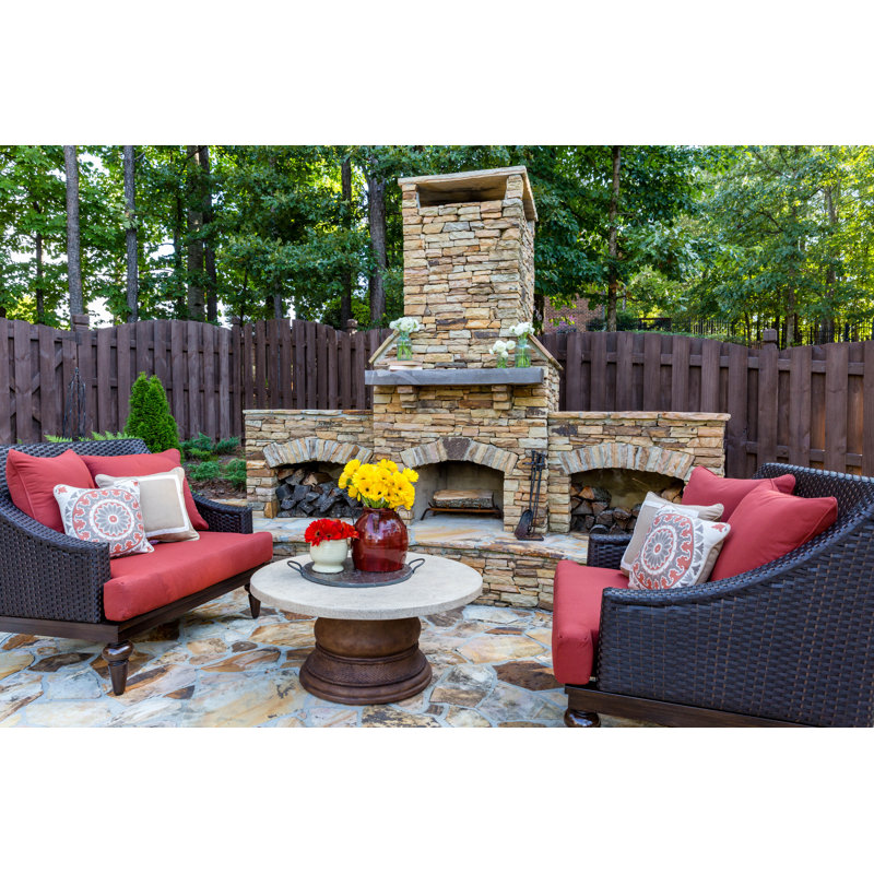 Somerby Outdoor Lounge Chair, Canvas Brick Sunbrella® Canvas