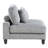 Gray Corduroy 4 Modular , Solid Wood Legs, Foam Padding For Comfortable Living 4 Sectional , Pocket Coils Home Decor Style