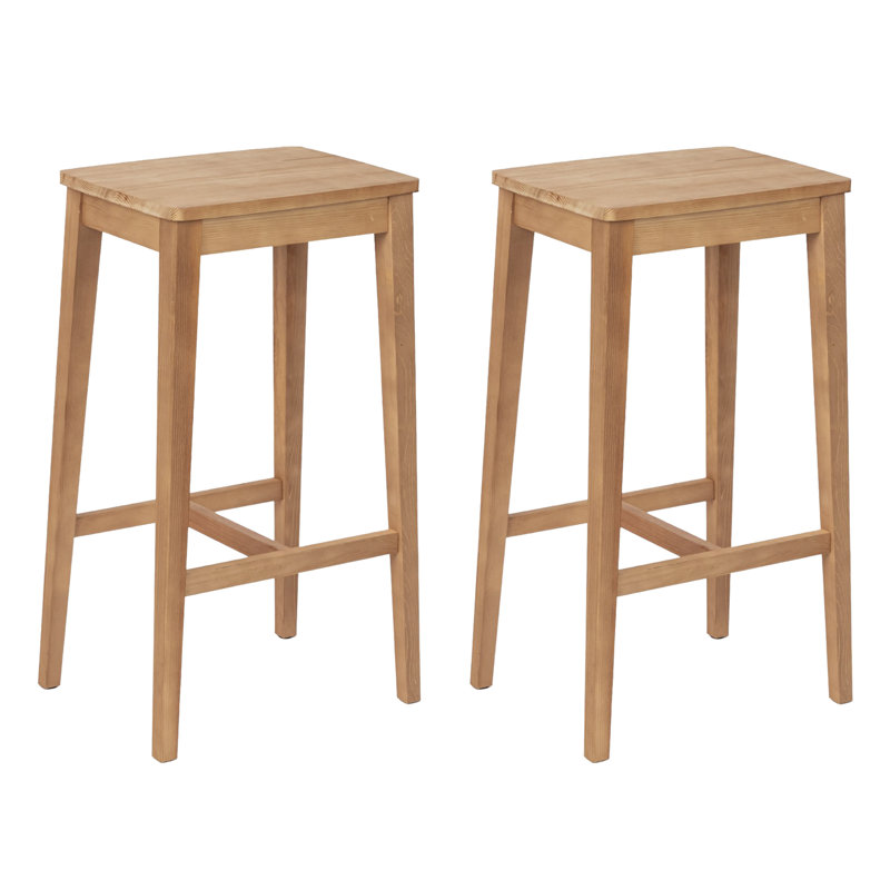 Perseus Solid Wood Counter Stool