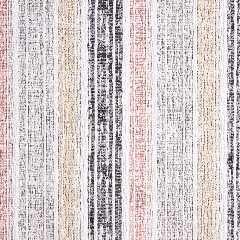 Tapis de cuisine antidérapant Martha Stewart, Gris / Jaune, Tapis de couloir 2 pi x 4 pi