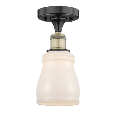 Makemson Glass Semi Flush Mount