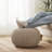 Round Pouf Foot Stool Ottoman By -111721926