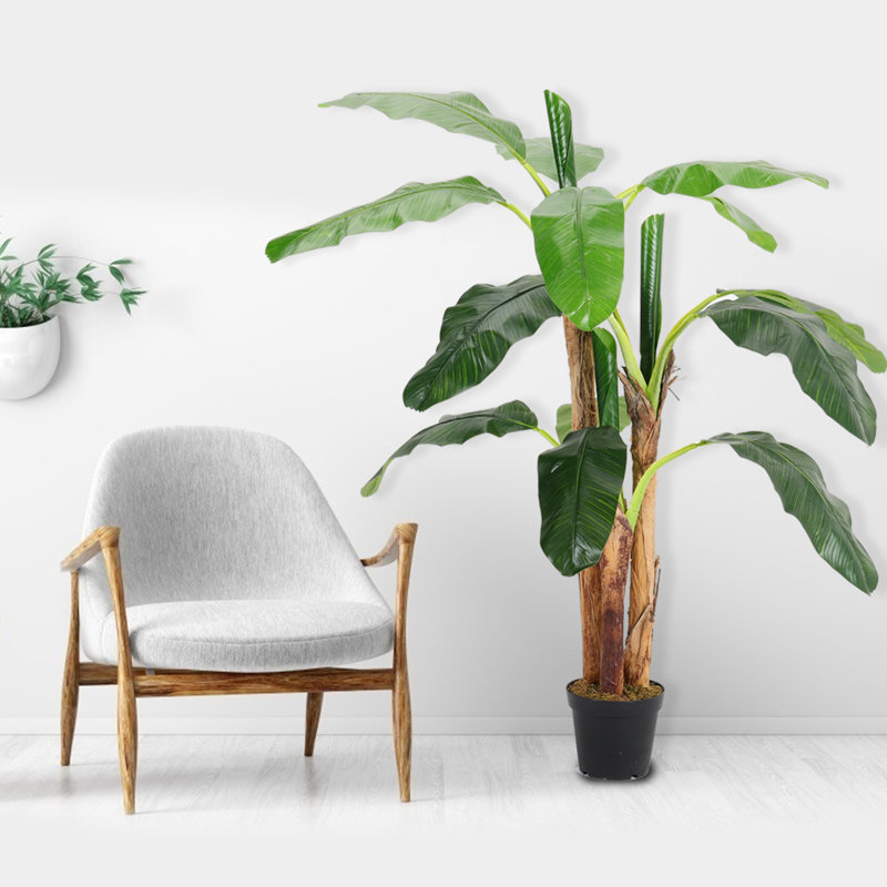 158.5cm Artificial Banana Leaf Tree in Pot