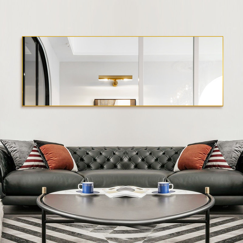 Miroir de plancher pleine longueur FL, Doré, H 71 po x l 24 po