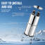 2.25G Gravity-fed Water Filter Countertop System Stainless Steel 2 Filters