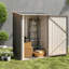Remises verrouillables, maison de jardin moderne compacte en acier galvanisé