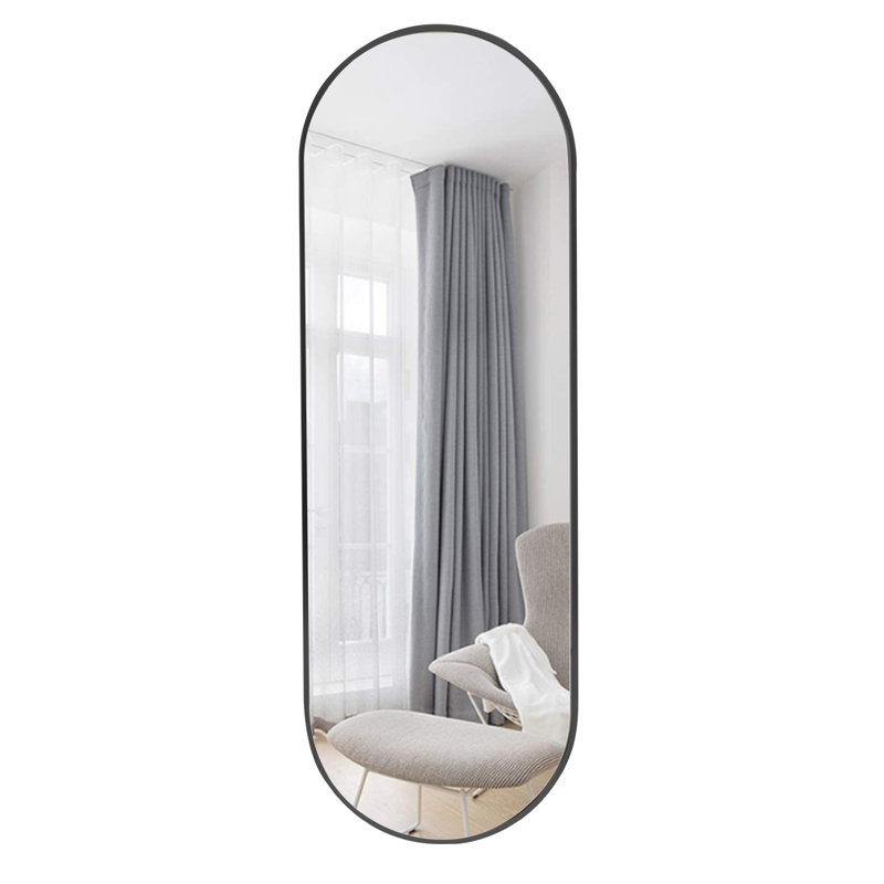 Metal Oval Mirror