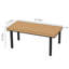 Bureau rectangulaire en bois massif épaissi-115166715