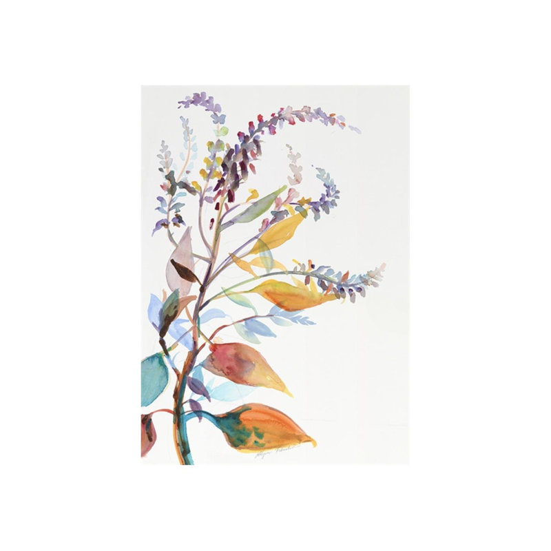 «Bloom VII», impression sur toile tendue, Couche de verre, H 76 po x l 54 po