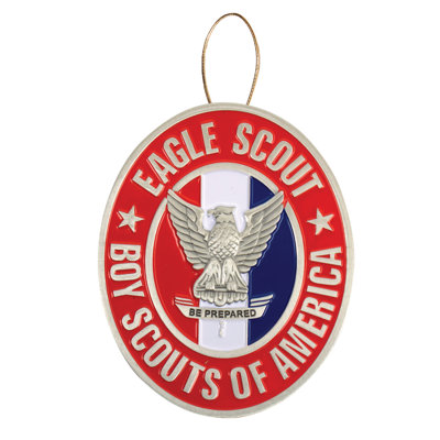 Ornement pour fêtes eagle scout