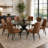 Faux Leather Upholstered Solid Back Side Chair-160234887