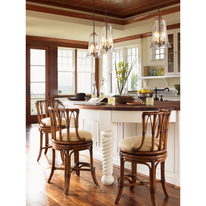 Island Estate Outdoor Swivel Bar Stool, 30"