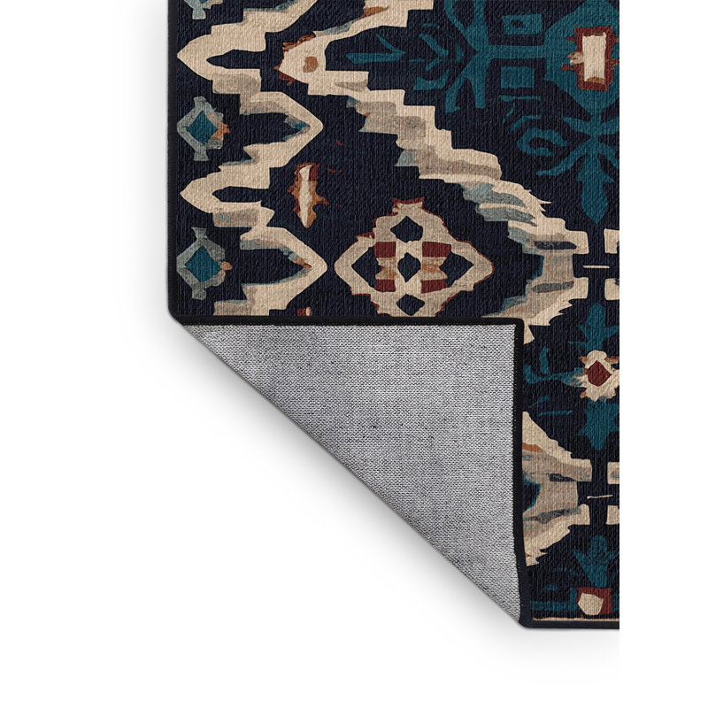 Machine Washable Gray Area Rug, Rectangle 8' x 12'
