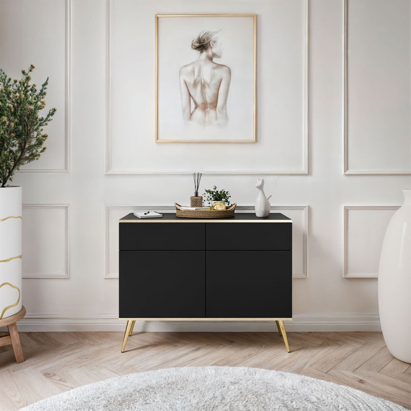 107cm Sideboard, Black