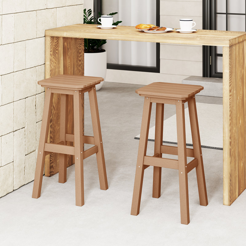 Tabouret de bar 29 po Laguna (ensemble de 2), Brun