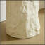 Console de 53,94 pouces de conception moderne, table en imitation pierre, table d'entrée en fibre de verre avec pieds irréguliers pour le salon, couloir
