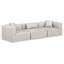 Canapé modulaire en similicuir 3 pièces Houswerth-94884225