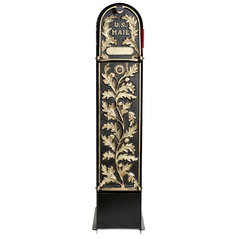 Wall Mounted Mailbox, Gold