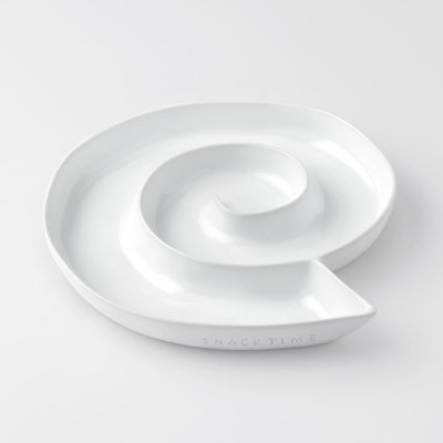 Snacktime Porcelain Snack Dish - 8.8"