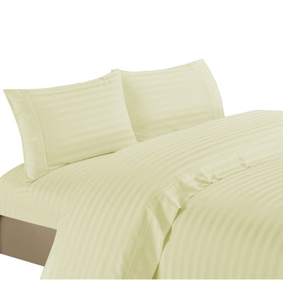 Egyptian Cotton Striped Sheet Set