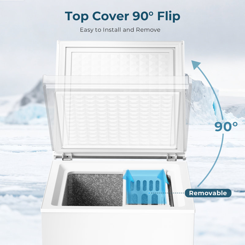Low Temperature Freezer 14~-40℉, 3.21 Cu.ft, Electronic Control, White