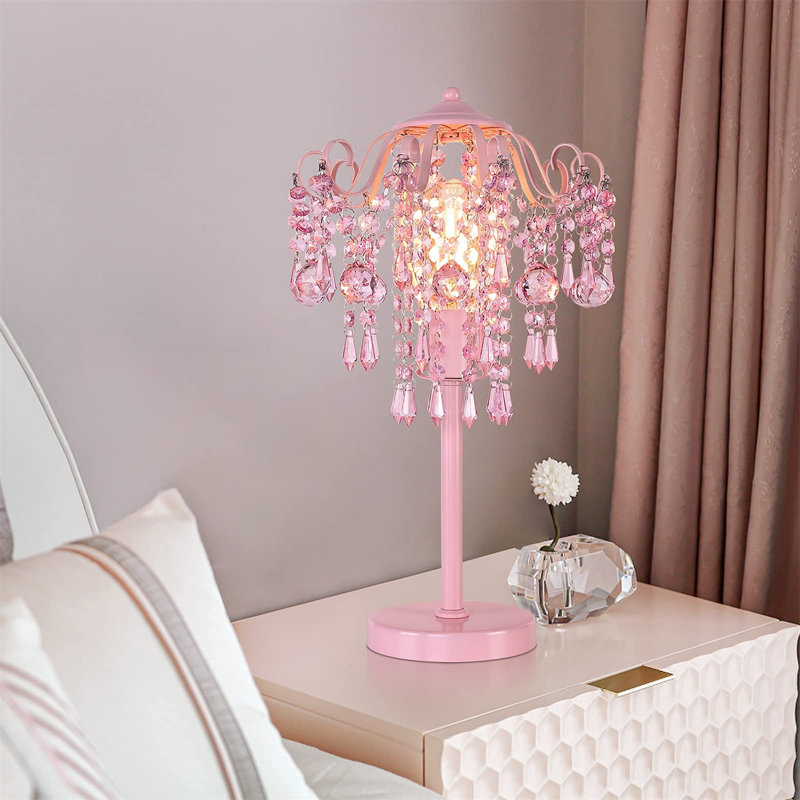 Lampe fantaisie en métal Revell, Rose, H 20,39 po x l 11,81 po x P 1,18 po