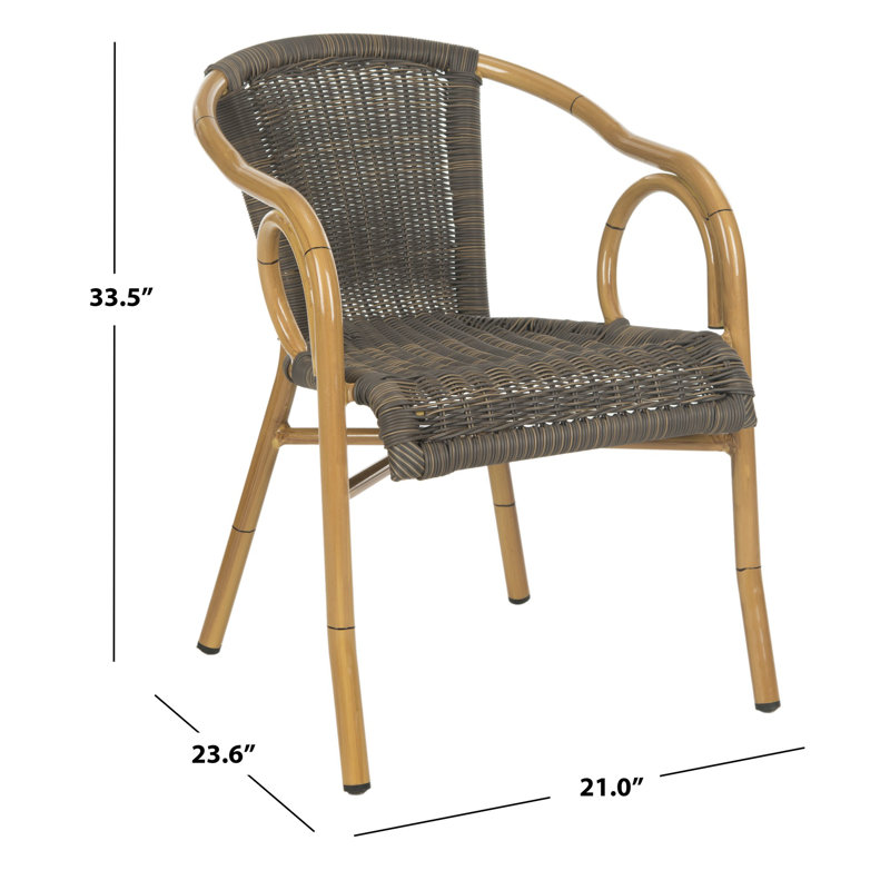 Chaise de patio Windham, Gris foncé