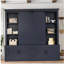 L'armoire d'entrée multifonctionnelle comporte des rails coulissants pour un grand espace de rangement, combinant astucieusement une unité de rangement avec un design d'entrée en forme d'arbre. Idéal pour les salons et les couloirs, bleu-533468527