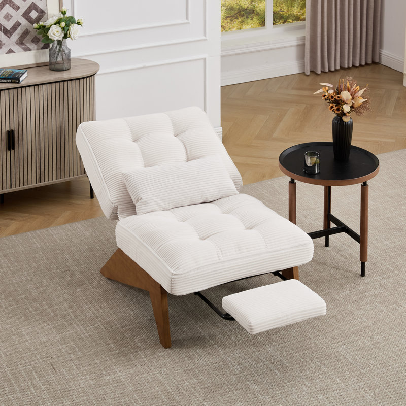 Upholstered Armless, Beige