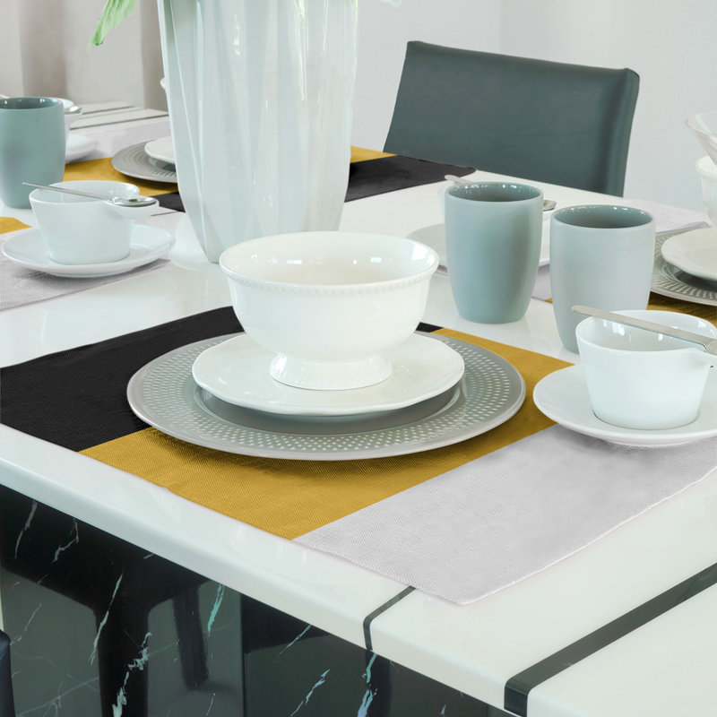 Récapitulatif de 18 po Missouri, Noir / or, Polyester sergé
