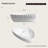 MonBlari 23" X 15" Triangle Solid Surface Bathroom Vessel Sink Matt White-120971927