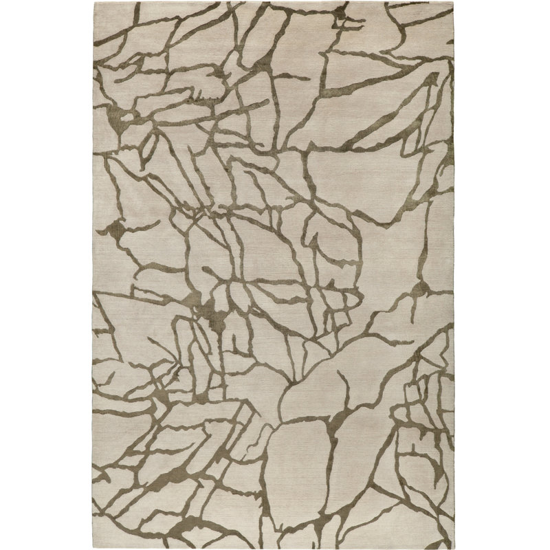 Kelly Wearstler Tracery Round Area Rug, Rectangle 4' x 6'