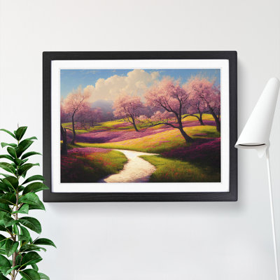 An Endearing Spring Forest - Framed Print