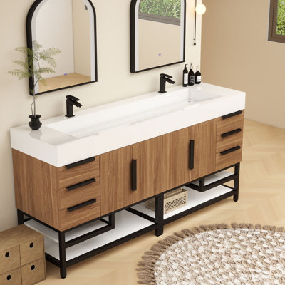 Jessica 72'' Free Standing Single Bathroom Vanity