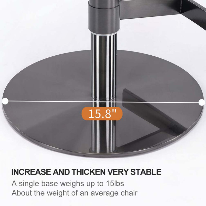 Tabouret de bar pivotant à 360 °, Gris