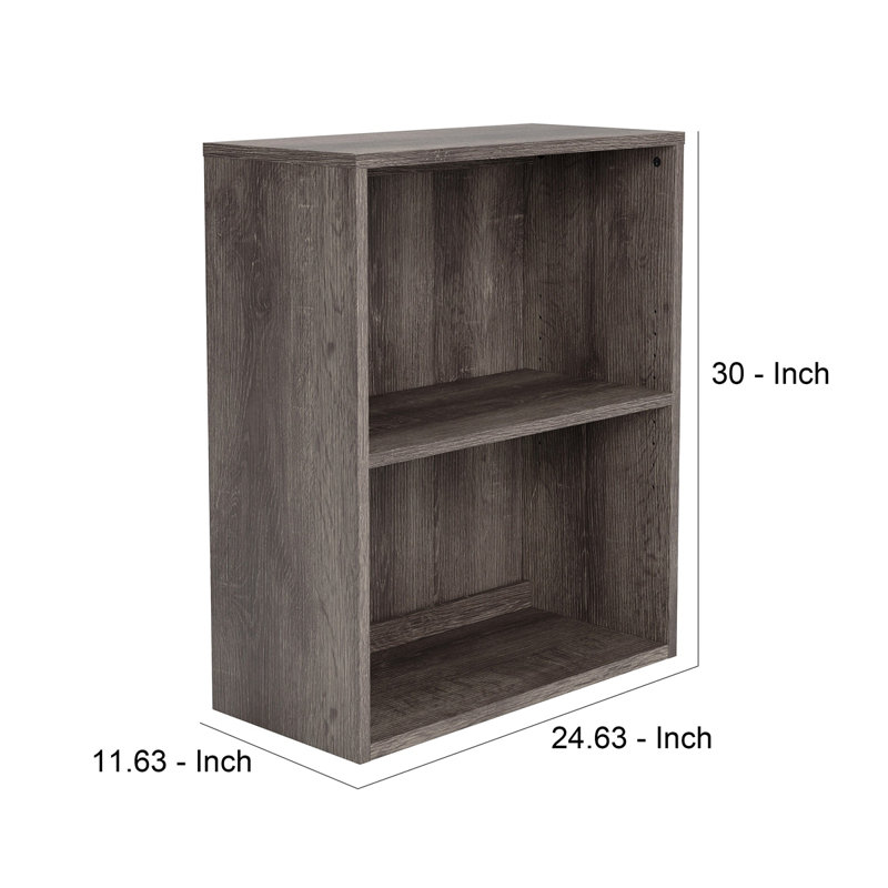 Small Bookcase With 1 Adjustable Shelf