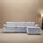 Velours gris clair est en rupture de stock