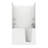 Buena Vista 53.8'' x 31'' Whirlpool Acrylic Bathtub with Faucet-23011912-23011913