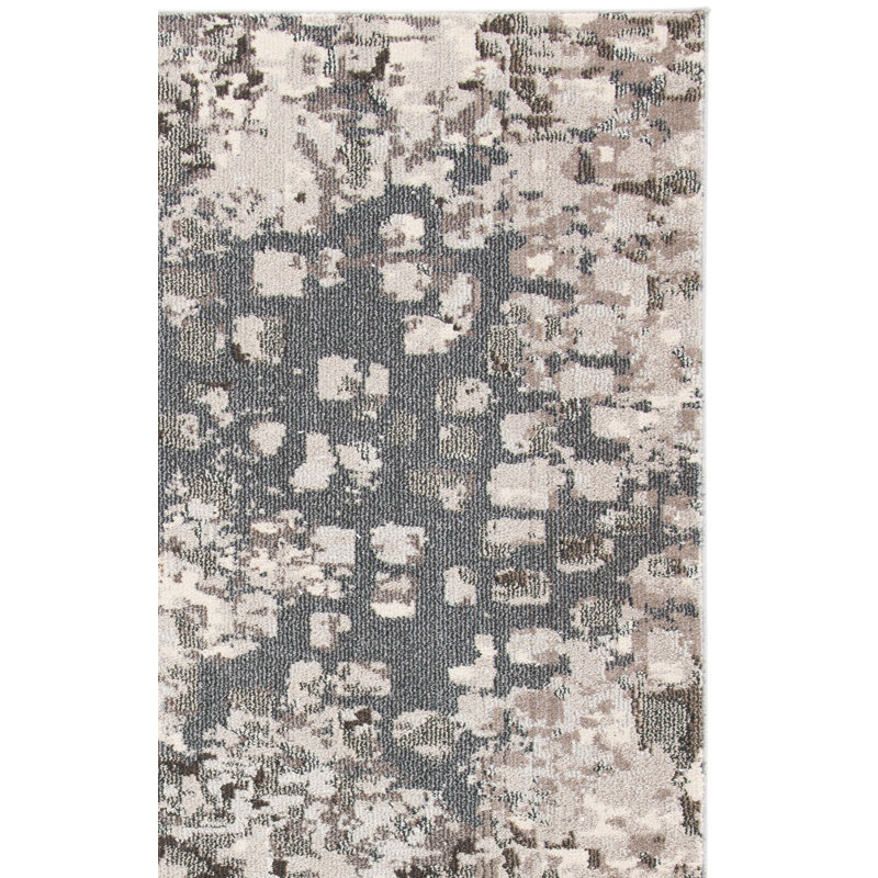 Hewish Performance Abstract Rug, Square 5'