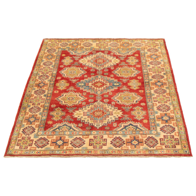 Tapis rouge foncé Finest Ghazni 5 pi 1 po x 6 pi 6 po