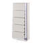 Contemporary Style 5-Drawer Chest Made With Diamond-Patterned Side Accents With Led Lighting And Wood