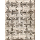 Natural Hide Cowhide Geometric Area Rug