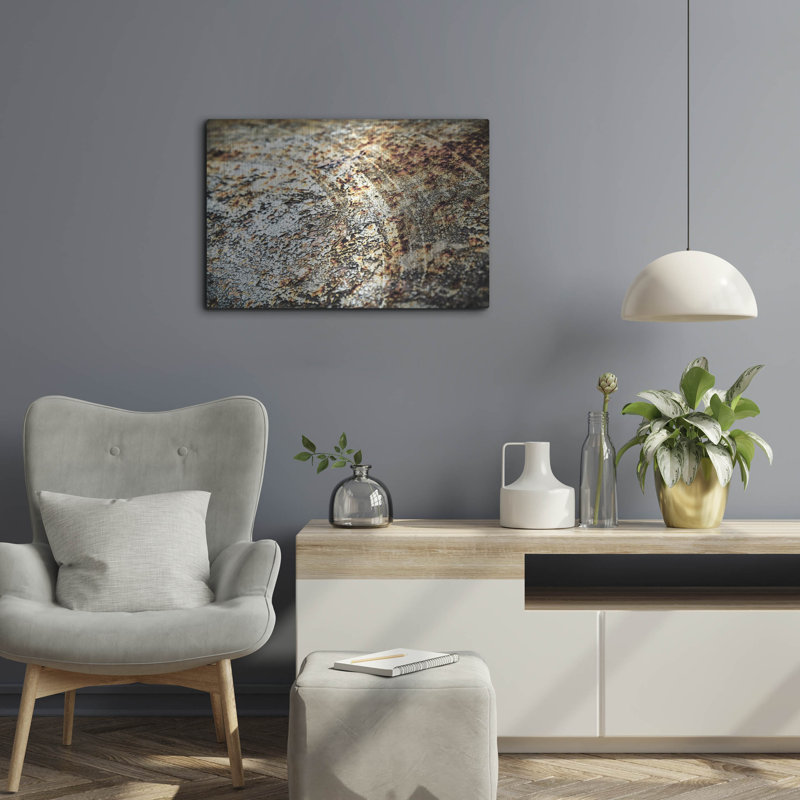 Ivy Bronx «Retro Rust» par Photoinc Studio, art mural en métal, H 16 po x l 24 po