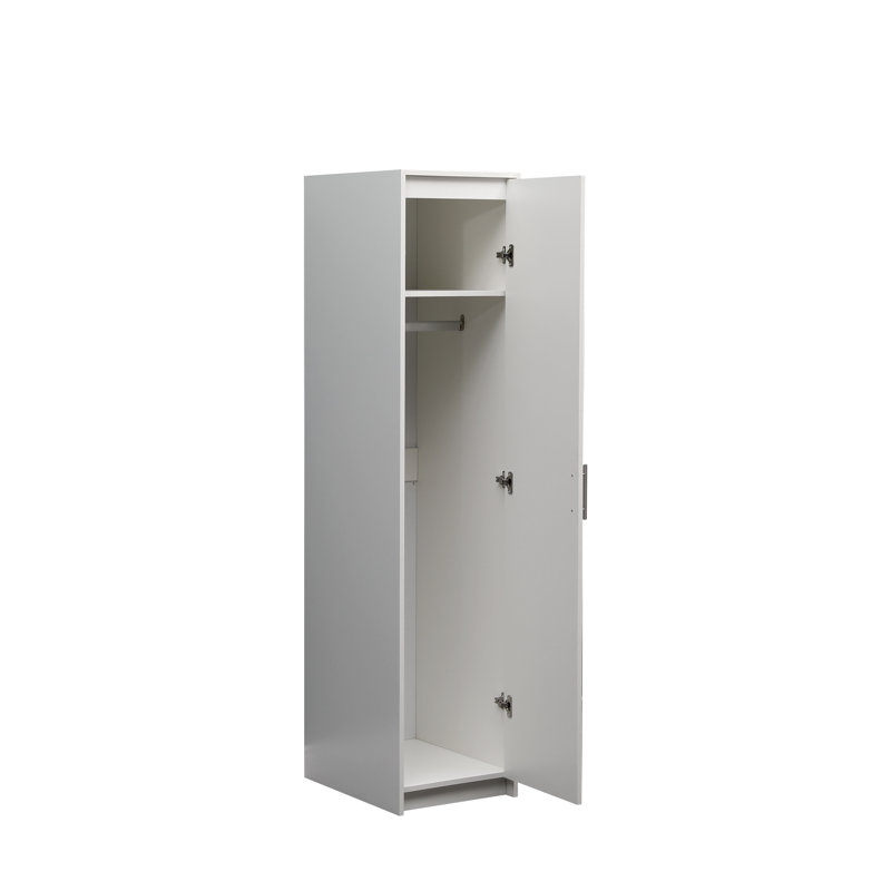 Rinnes 1 Door Manufactured Wood Wardrobe