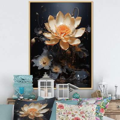 Harmonie mystique lotus IV sur toile