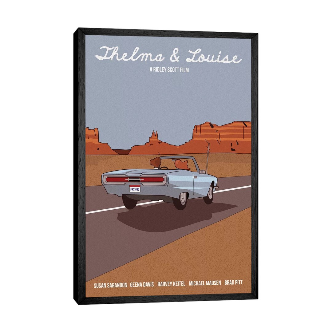 Leinwandbild Thelma and Louise von Claudia Varosio