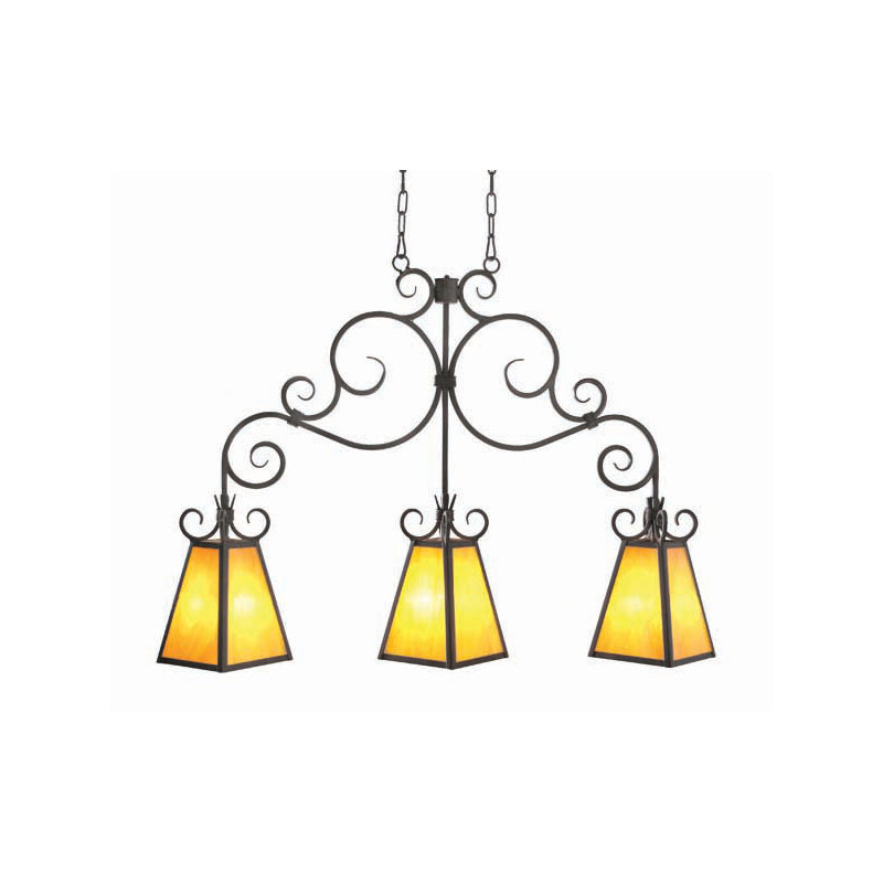 Wellington 3 - Light Pendant, Cajun Spice, Earth Marble