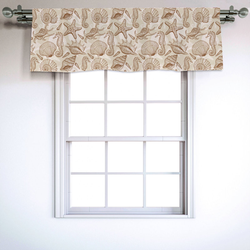 Sateen Ruffled Window Valance