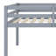 Lit mezzanine en bois avec échelle-446802496